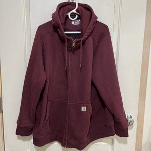Carhartt Bourdeux Zip Hoodie Sweatshirt Jacket Hoodie 3X(24W/26W)
